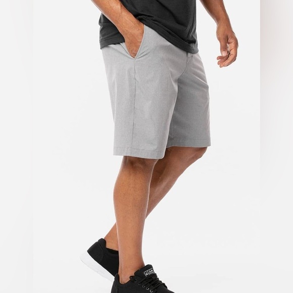 Travis Mathew Beck Shorts Golf Performance Size 38 Stretch Gray 10” Inseam - Picture 12 of 12